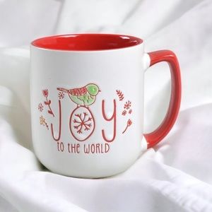Joy To The World Christmas Holiday Seasonal Coffee Mug. Super Adorable Design.